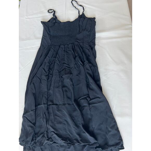 Old Navy dress women’s size medium tall Black adjustable Straps flowy Witchy - Picture 4 of 8